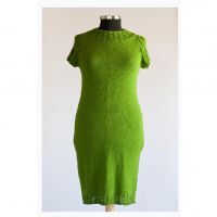 Yeşil Örgü Elbise