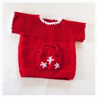 Kırmızı Bebek Bluzu
