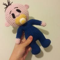 İNDİRİM Amigurumi Emzikli Yeni doğan Uyku Arkadaşı