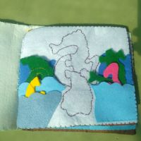 Deniz Atı Puzzle Keçe Eğitici Kitap Sayfası Montessori