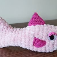 Amigurumi Pembe Tırtıl