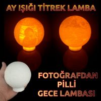 Fotoğrafdan Size Özel Kabartmalı Ay Lamba