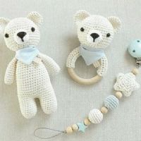 İNDİRİM!!! El Örgüsü Organik Amigurumi 3 lü Set