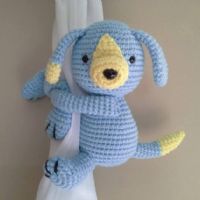 El Örgüsü Organik Amigurumi Perde Tutucu - Beşik Süsü