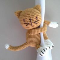 İNDİRİM!!! El Örgüsü Organik Amigurumi Perde Tutucu - Beşik Süsü