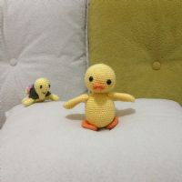 Ördek Yavrusu Amigurumi (Örgü Oyuncak)