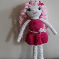 Amigurumi Pembe Saçlı Bebek