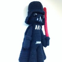 İNDİRİM!!!Organik Amigurumi Uyku Arkadaşı Star Wars Darth Vader