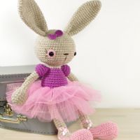 İNDİRİM Organik Amigurumi Uyku Arkadaşı Tütülü Tavşan