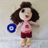 Amigurumi Örgü Oyuncak Dora Bebek