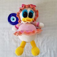 Amigurumi Örgü Daisy Duck Oyuncak