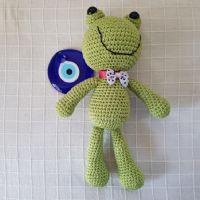 Amigurumi Örgü Kurbağa Oyuncak